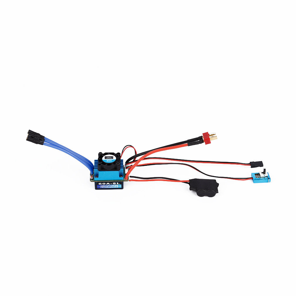 Racing 60A ESC Brushless Electric Speed Controller for 1:10 RC Car Truck
