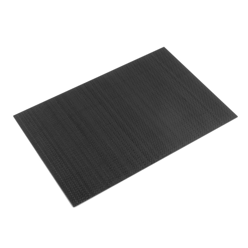 2*200*300mm Carbon Fiber Plate Panel Sheet 3K Plain Gloss Surface for Helicopters, RC Airplanes etc