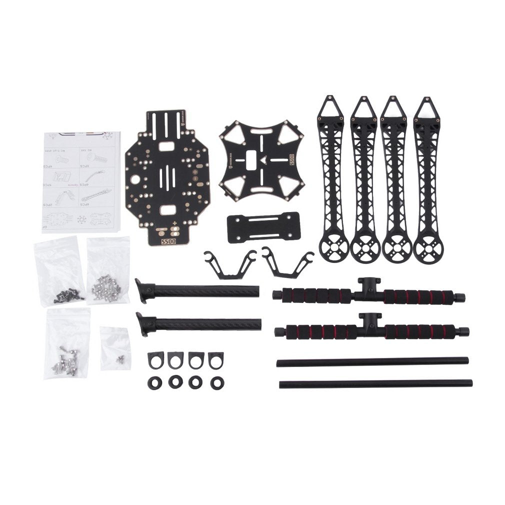 SK500 Wheelbase 4-Axis Quadcopter Frame Kit with Landing Skid Solder Point