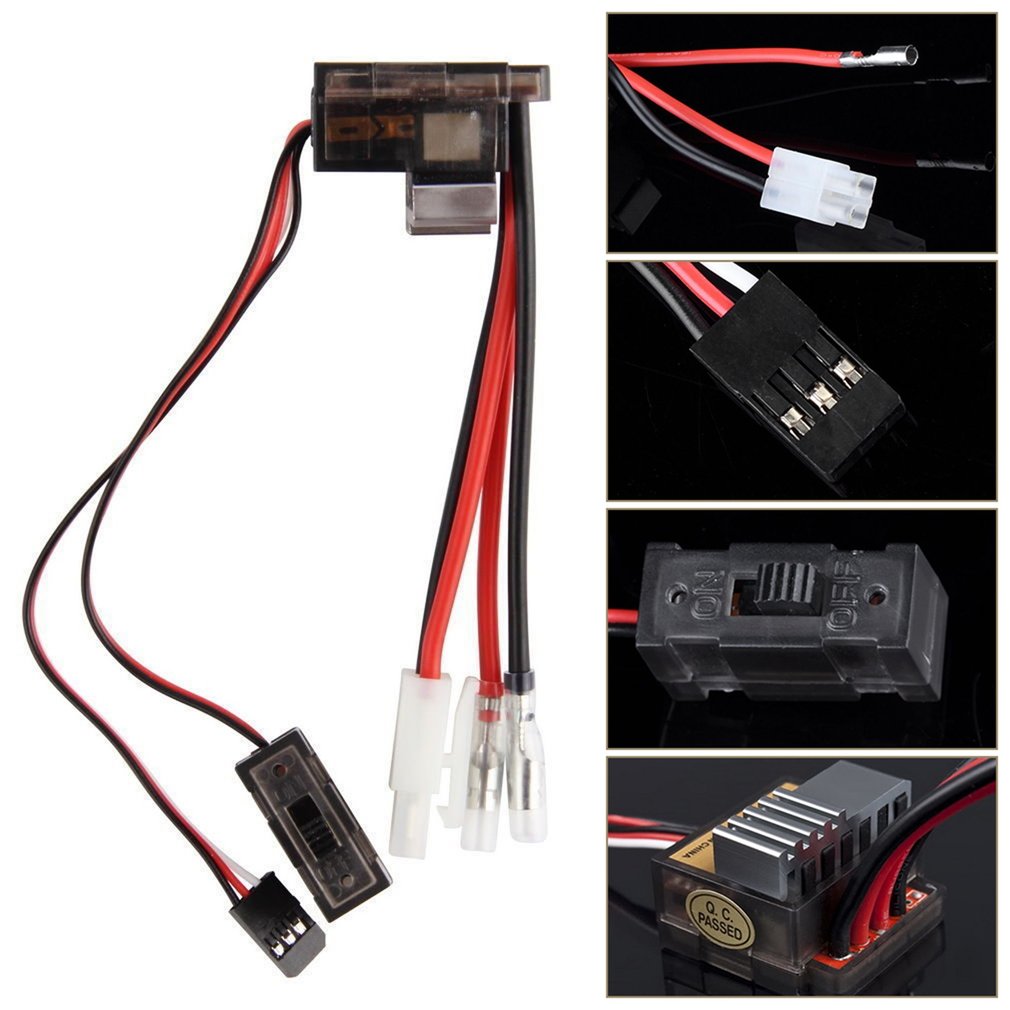 320A Brushed Brush Speed Controller ESC 1/8 1/10 RC Car Truck Boat Reverse