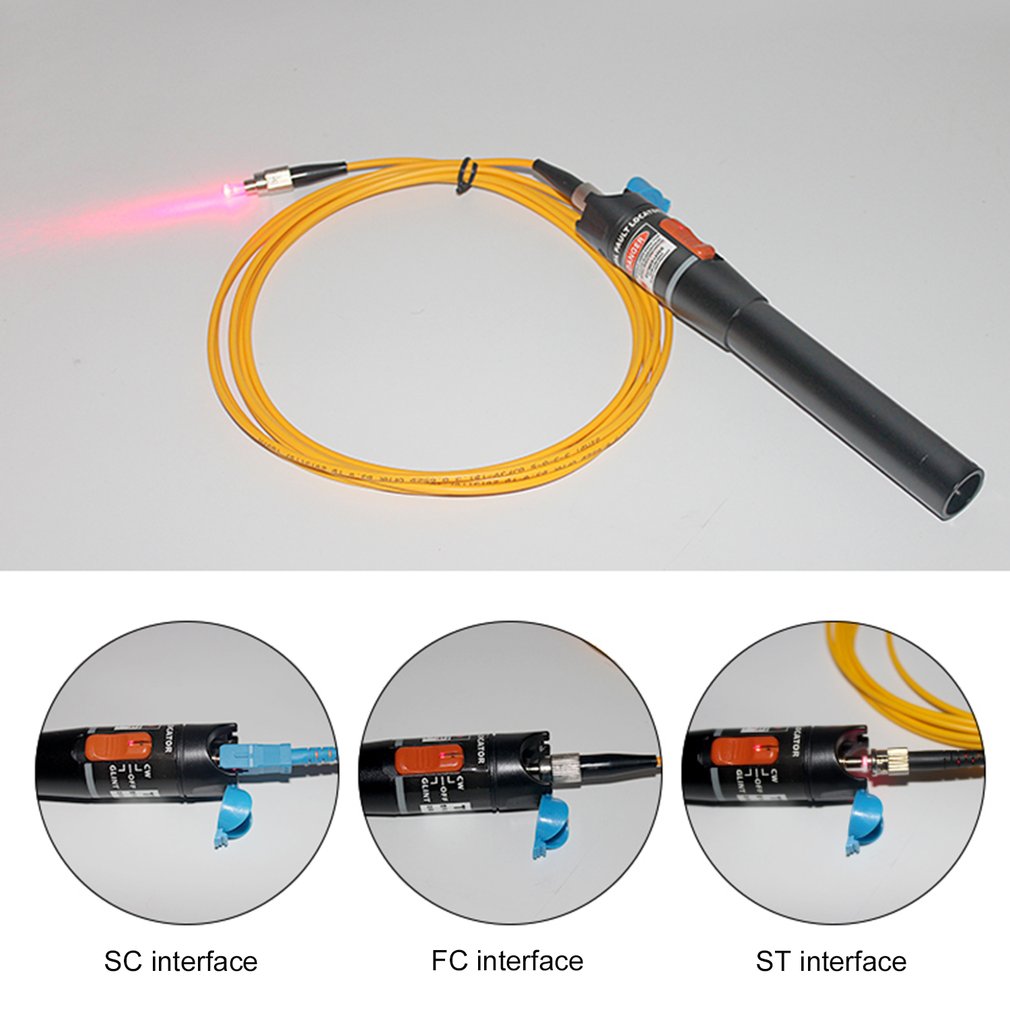 10mW 10KM Visual Fault Locator Fiber Optic Laser Cable Tester Test Equipment