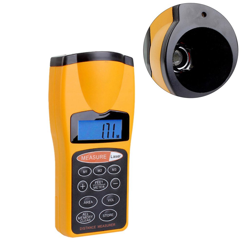 CP-3007 Multifunctional LCD Ultrasonic Distance Meter Measure Range Finder