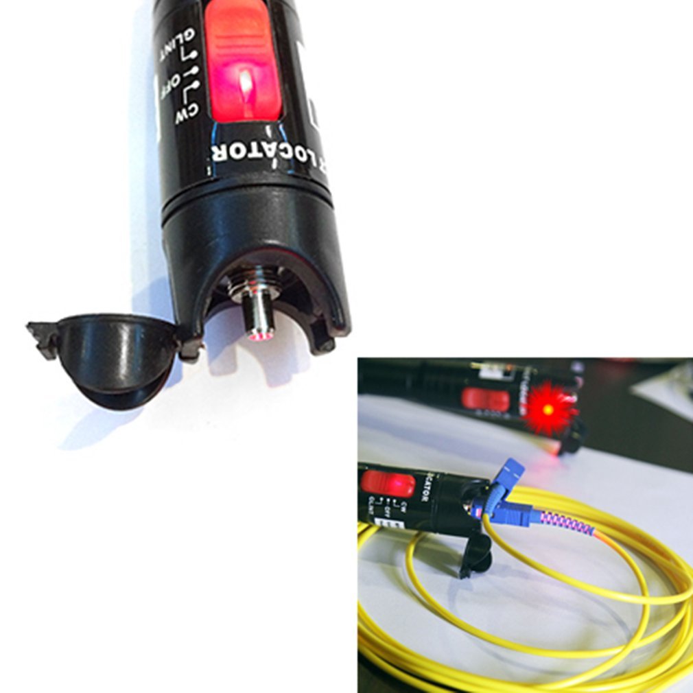 NOYAFA Red Light Source Visual Fault Locator Pen Type Fiber Optic Cable Tester
