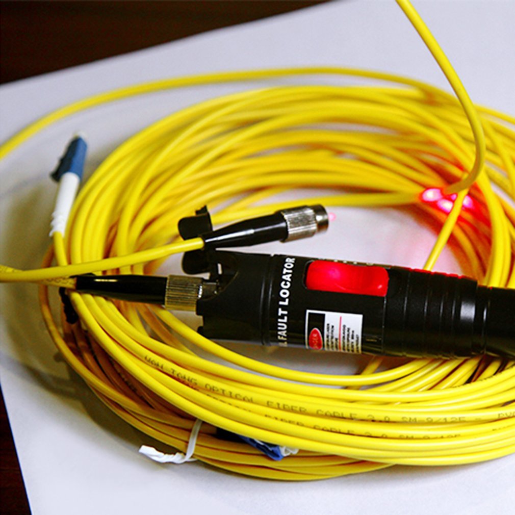 NOYAFA Red Light Source Visual Fault Locator Pen Type Fiber Optic Cable Tester