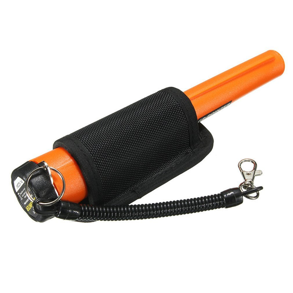 Professional Pinpointing Sensitive Pointer Hand Held Metal Gold Detector - Orange