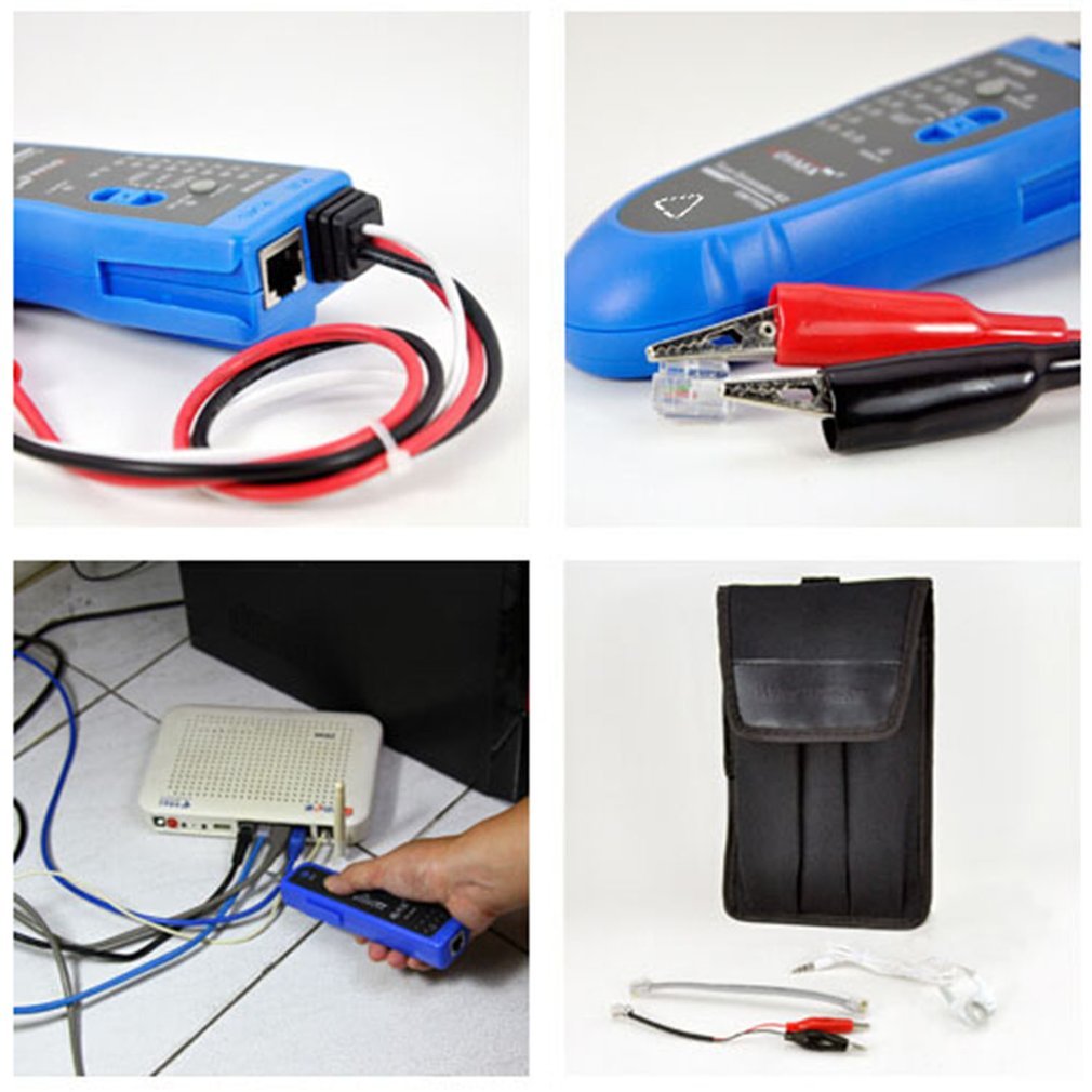 NOYAFA NF-806 Professional Noyafa NF-806 Network Telephone Wire Tracker RJ45 RJ11 Tester - Blue