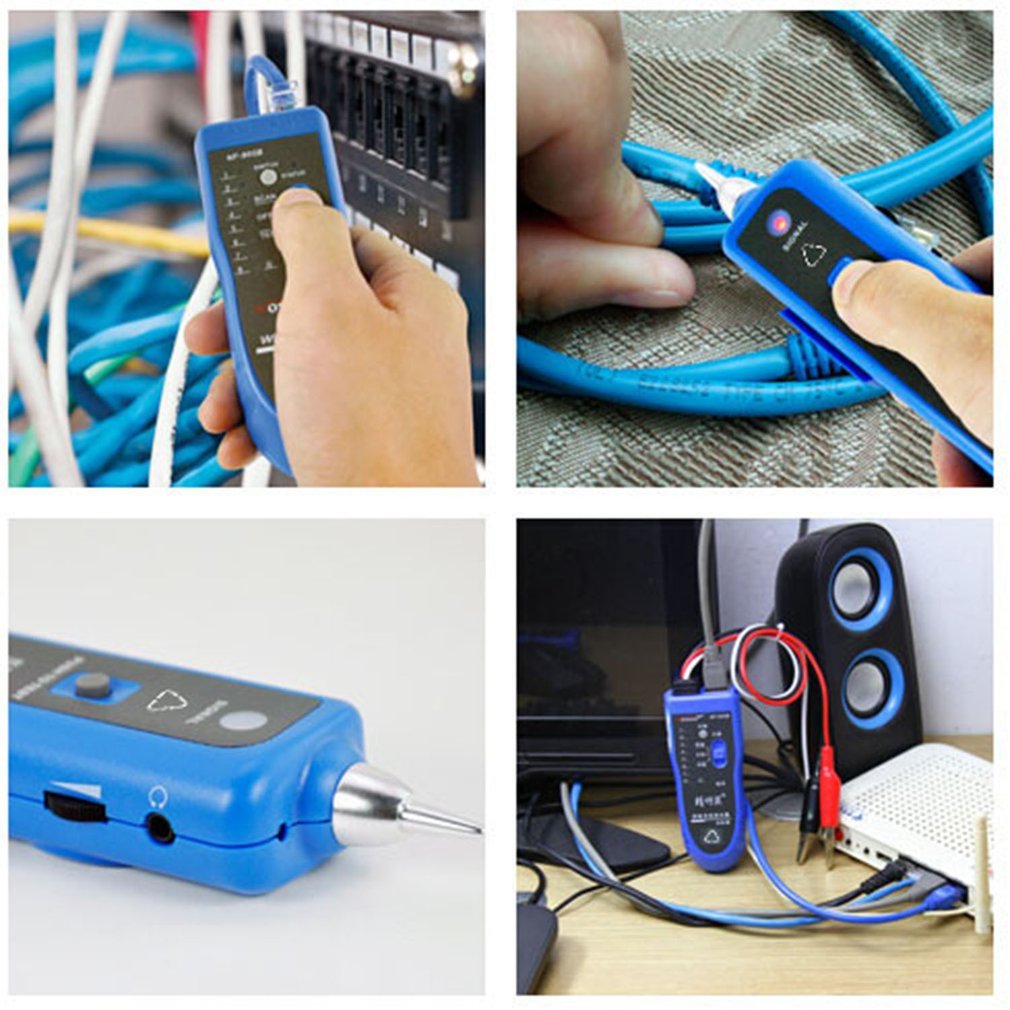 NOYAFA NF-806 Professional Noyafa NF-806 Network Telephone Wire Tracker RJ45 RJ11 Tester - Blue
