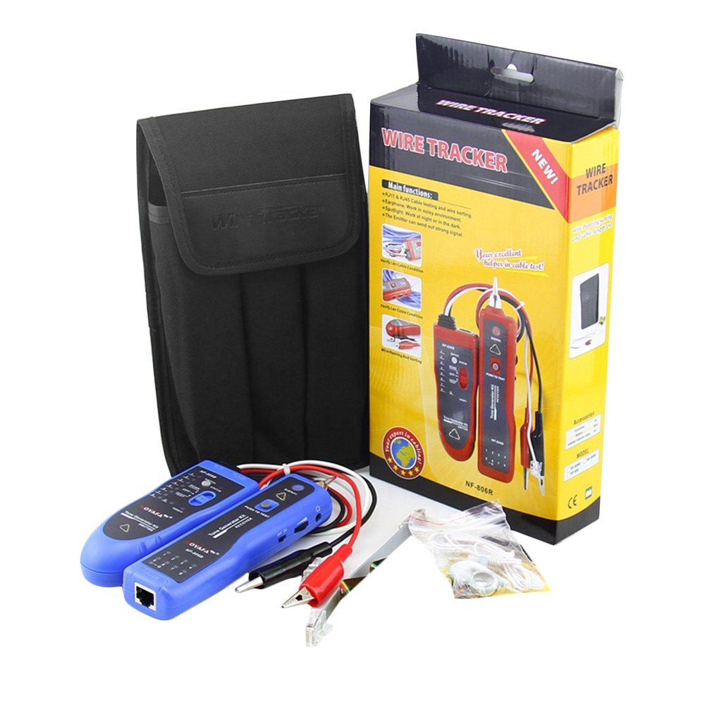 NOYAFA NF-806 Professional Noyafa NF-806 Network Telephone Wire Tracker RJ45 RJ11 Tester - Blue