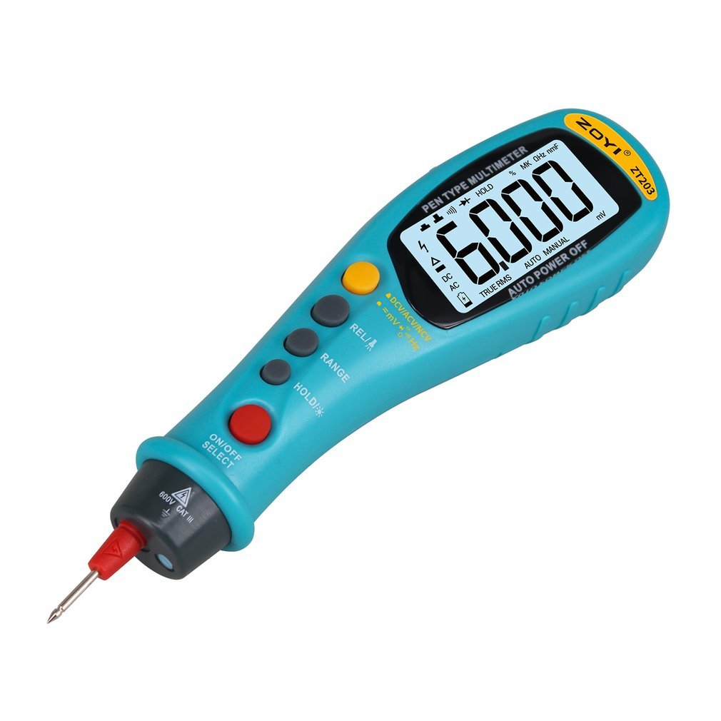 ZT203 6000 Counts Digital Multimeter AC DC Voltmeter Tester Portable Meter