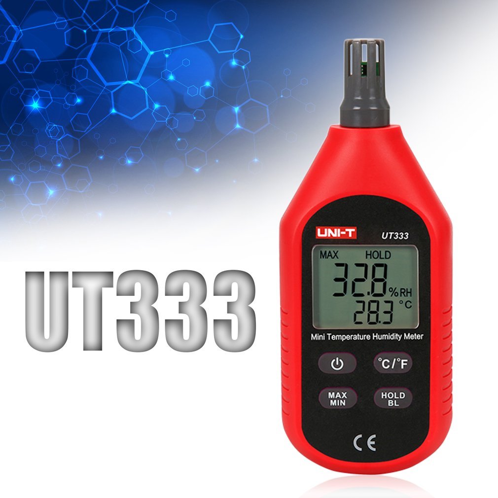 UT333 Handheld Digital Thermometer Hygrometer Temperature Humidity Meter