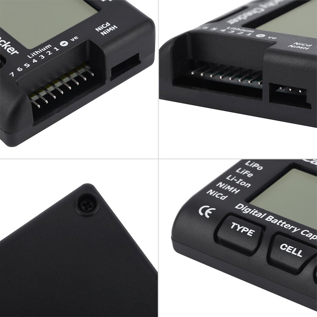 RC CellMeter-7 Digital Battery Capacity Checker for LiPo LiFe Li-ion Nicd NiMH