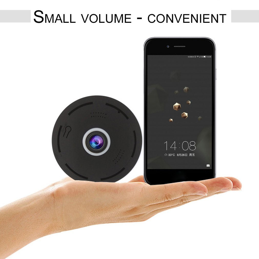 360 Degree Full View Mini Camera Home WiFi 2 Million Smart Panoramic Camera