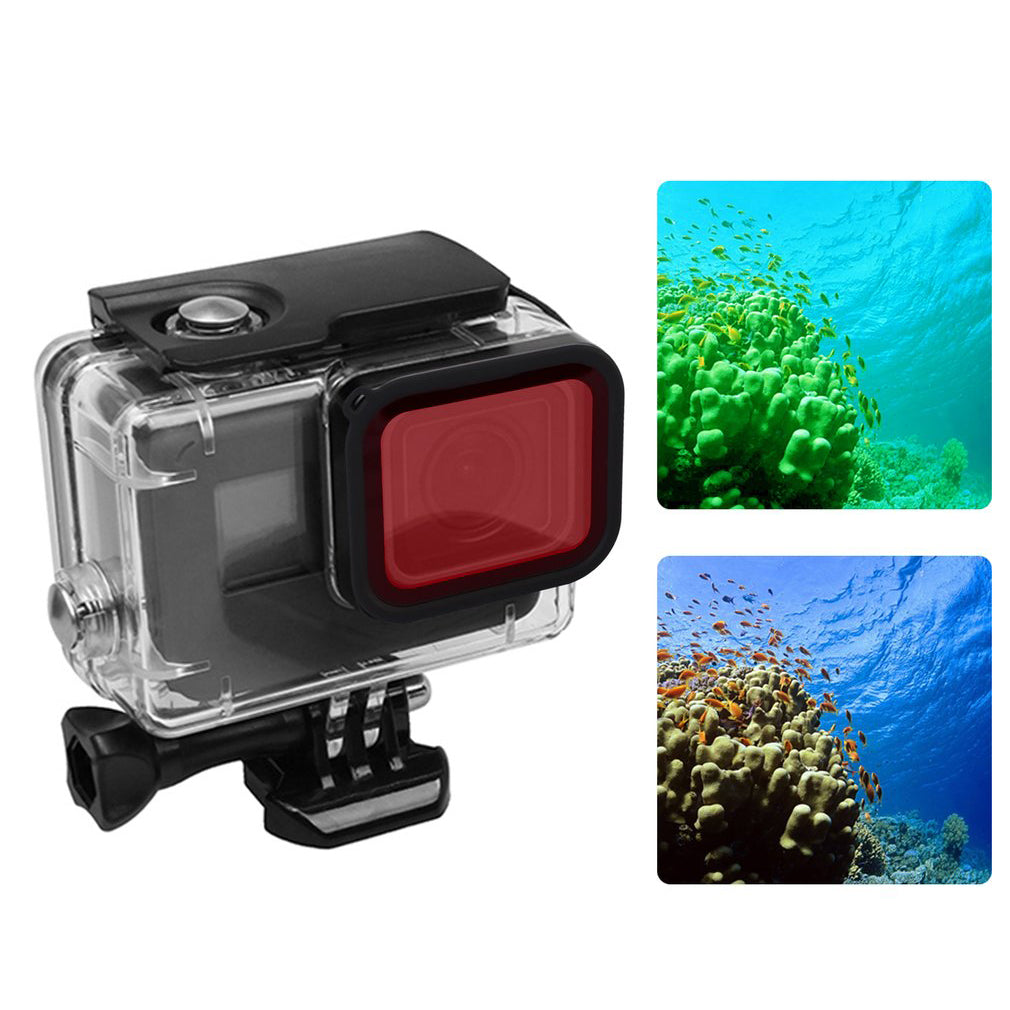 Waterproof Case with Diving Housing Case Filter for GoPro Hero 5 Action Camera