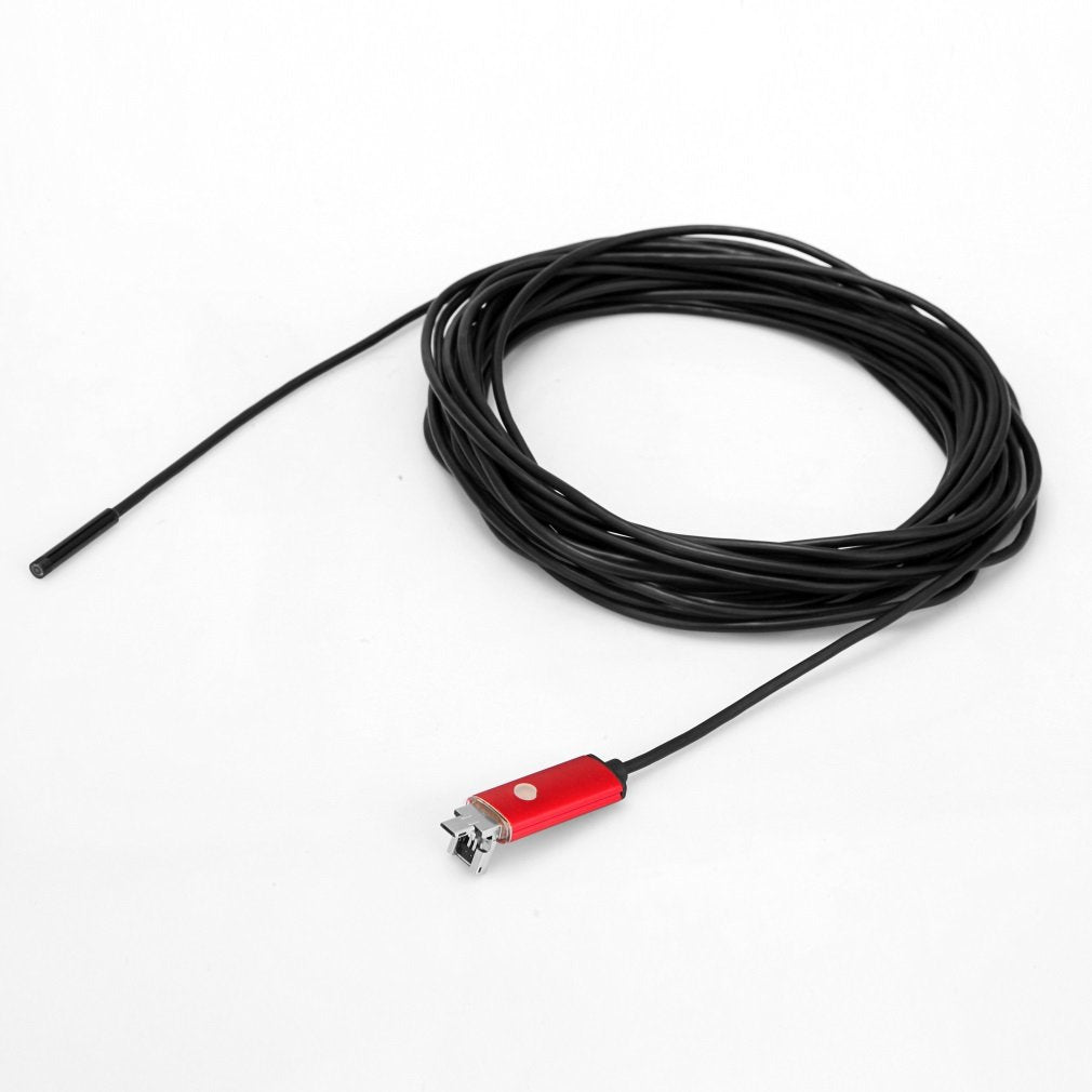 10M 6 LED Waterproof 5.5mm Phone Endoscope Inspection Camera for Android PC