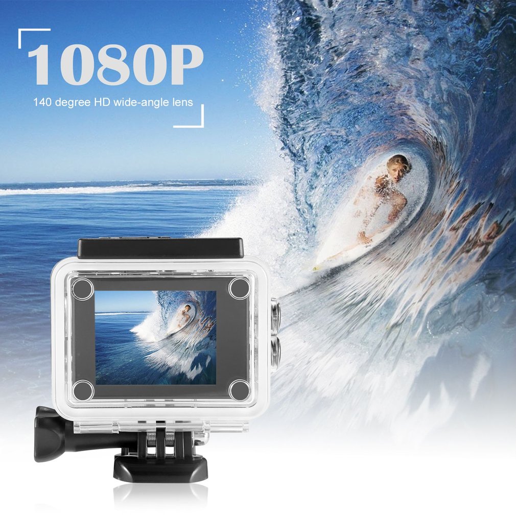 SJ4000(X2H) 2.0 inch HD 1080P 12MP Sports Car DV Video Action Camera - Black