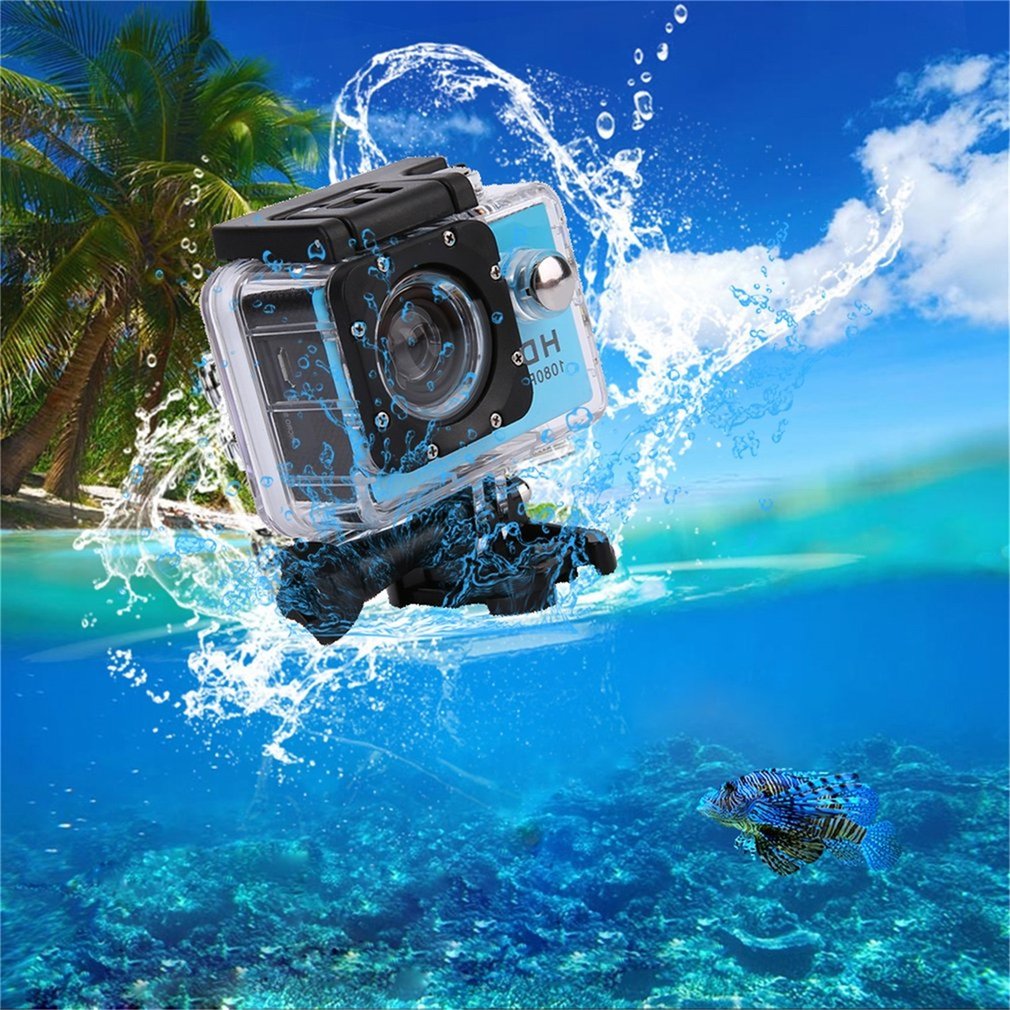 SJ4000(X2H) 2.0 inch HD 1080P 12MP Sports Camera Action Camera DV Video - Blue
