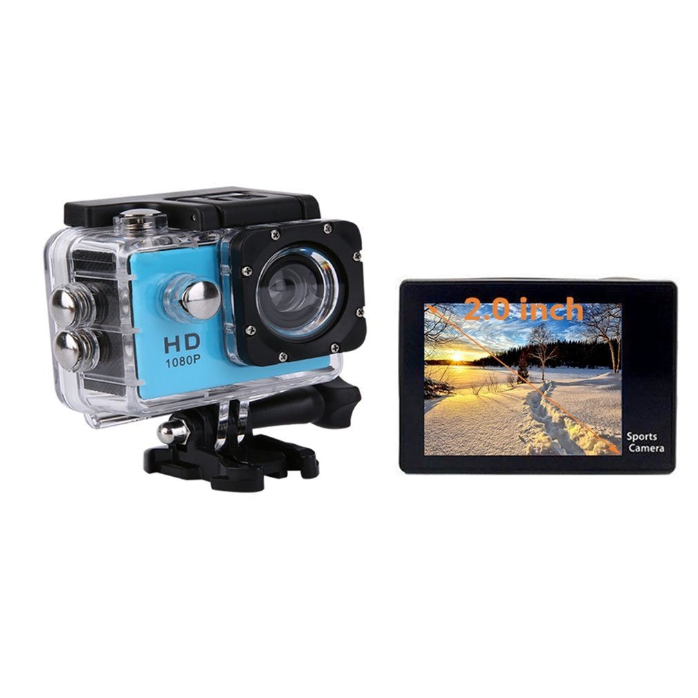 SJ4000(X2H) 2.0 inch HD 1080P 12MP Sports Camera Action Camera DV Video - Blue