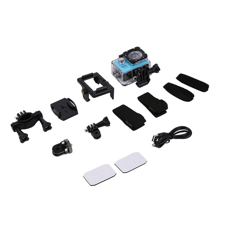 SJ4000(X2H) 2.0 inch HD 1080P 12MP Sports Camera Action Camera DV Video - Blue