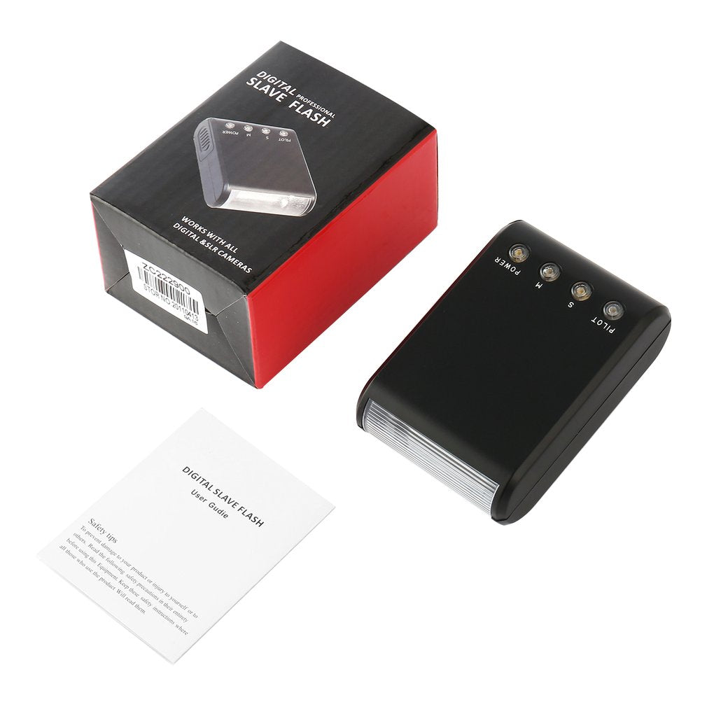 Digital Slave Flash Light Auto Single Contact Standard for Hotshoe Camera