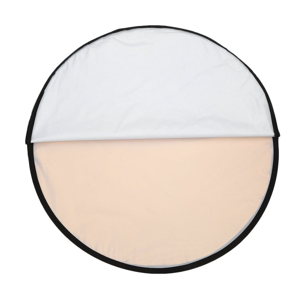 Round 5 in 1 Photography Studio Light Mulit Collapsible Photographic Reflector Disc - Silver