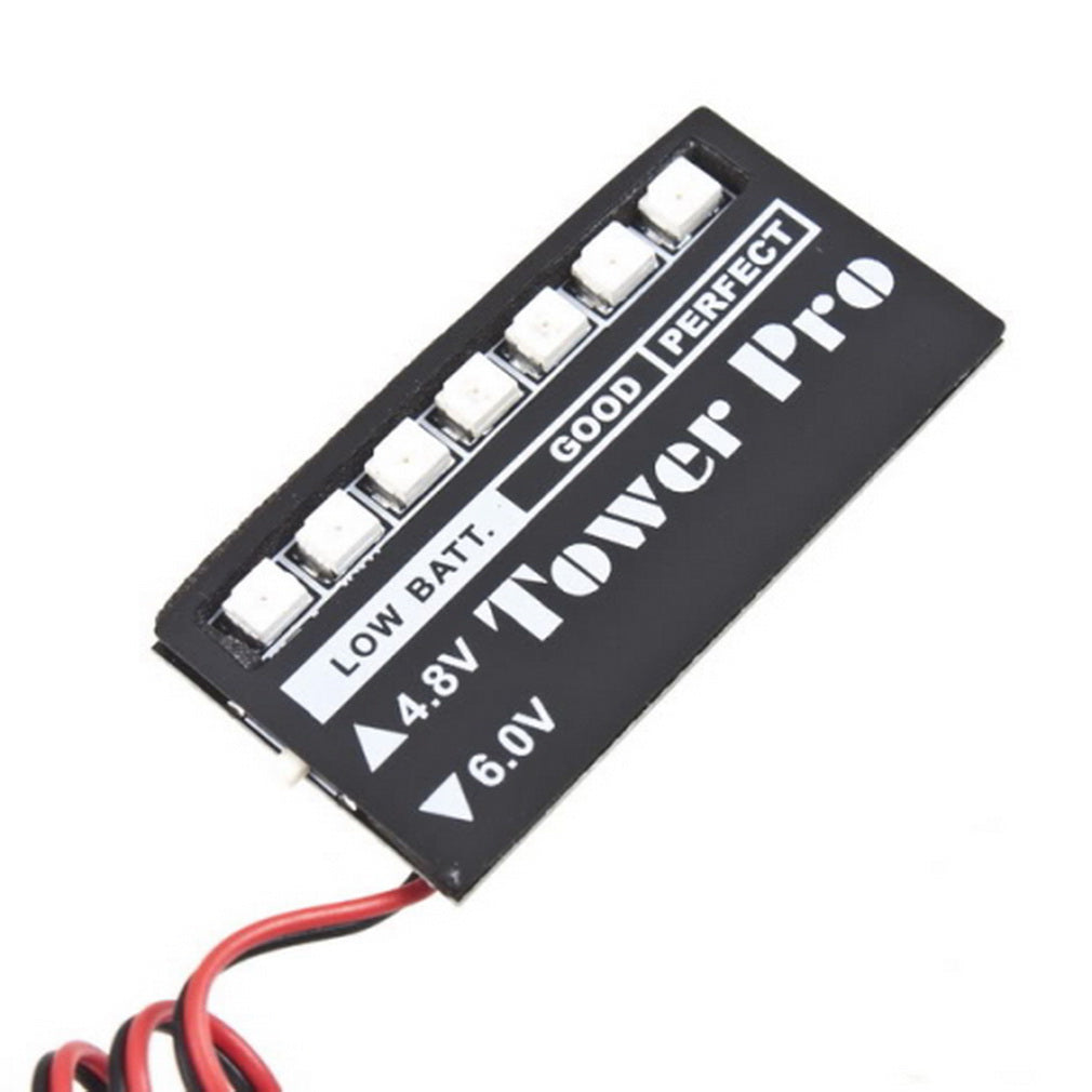 RC Model 7 LED Receiver Battery Voltage Indicator Monitor