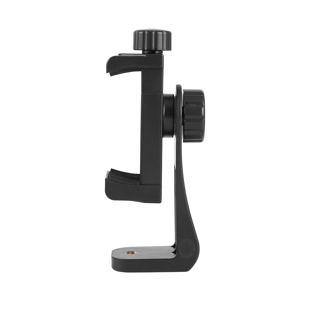 Universal Tripod Mount Clip Bracket Holder for iPhone Samsung Xiaomi Huawei Etc, Clamp Width: 58mm-100mm