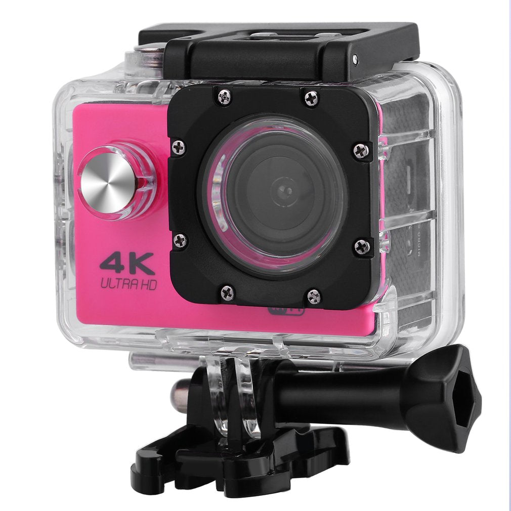 SJ60 2.0-inch LCD Waterproof 4K Wifi HD 1080P Sports Camera Camcorder - Rose