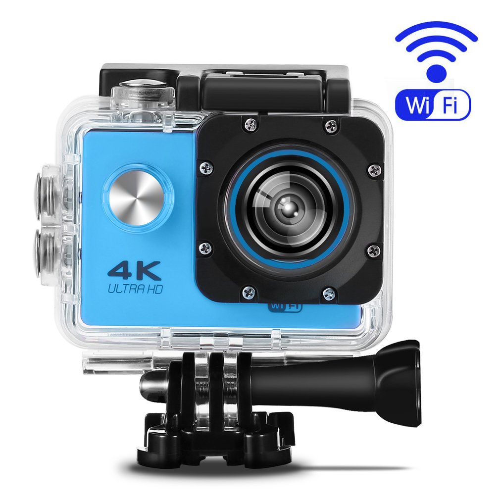 SJ60 2.0-inch LCD Waterproof 4K Wifi HD 1080P Action Camera Camcorder - Blue