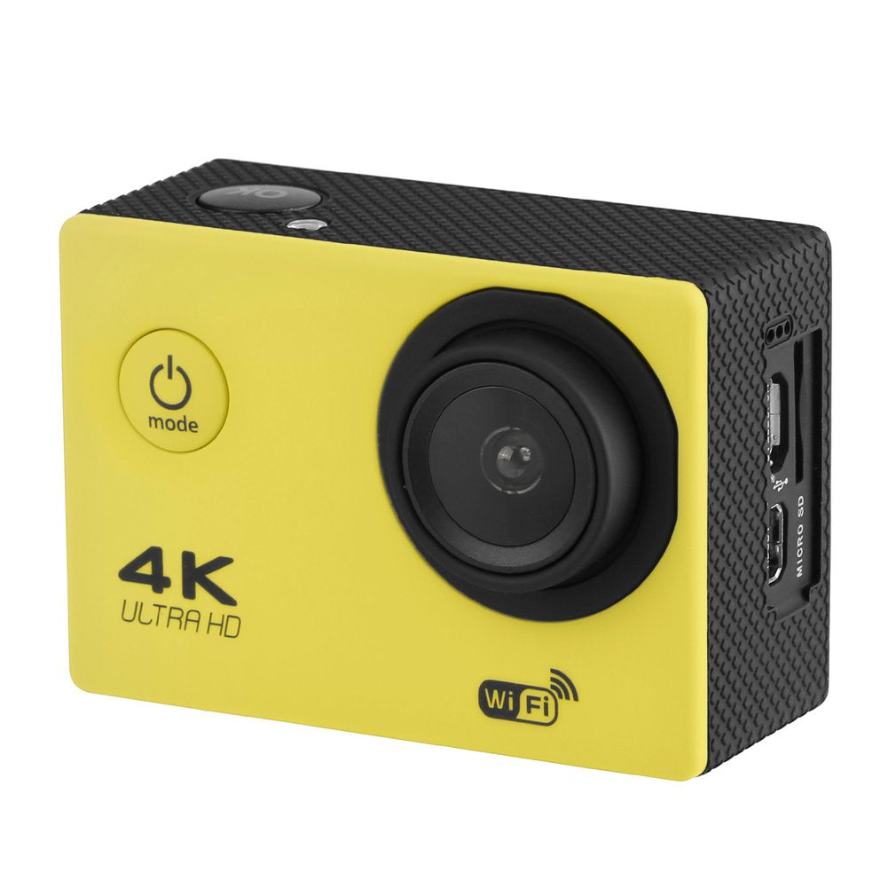 SJ60 2.0-inch LCD Waterproof 4K Wifi HD 1080P Action Camera DVR Camcorder - Yellow