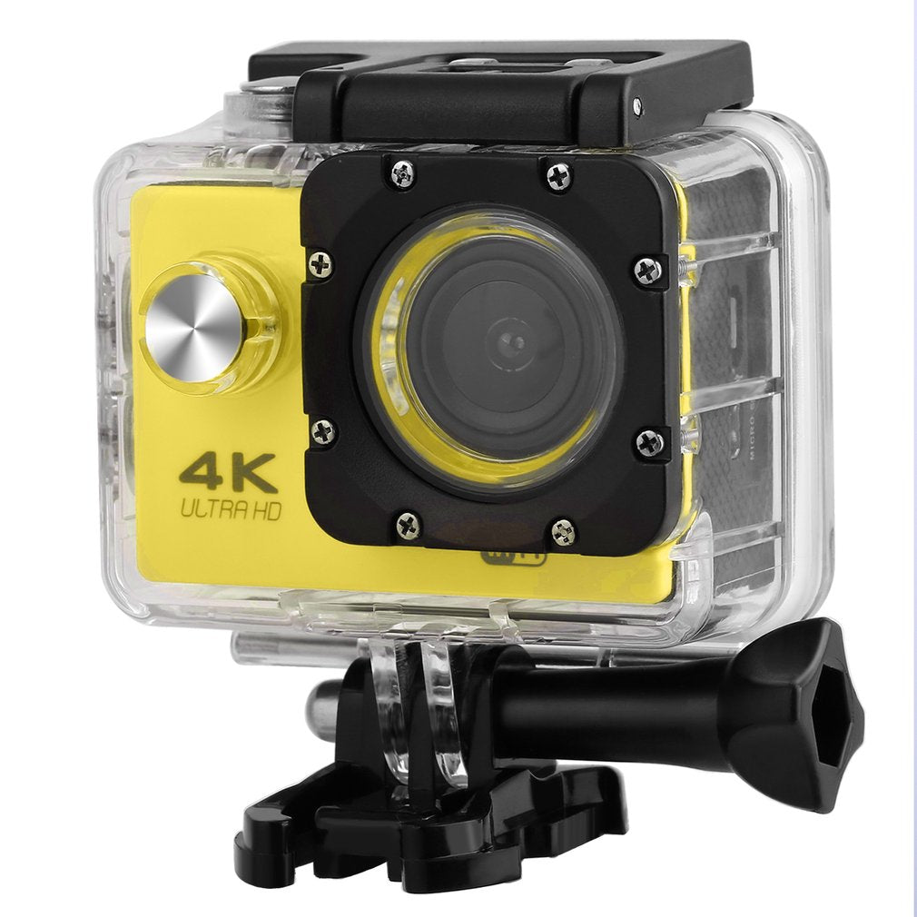 SJ60 2.0-inch LCD Waterproof 4K Wifi HD 1080P Action Camera DVR Camcorder - Yellow