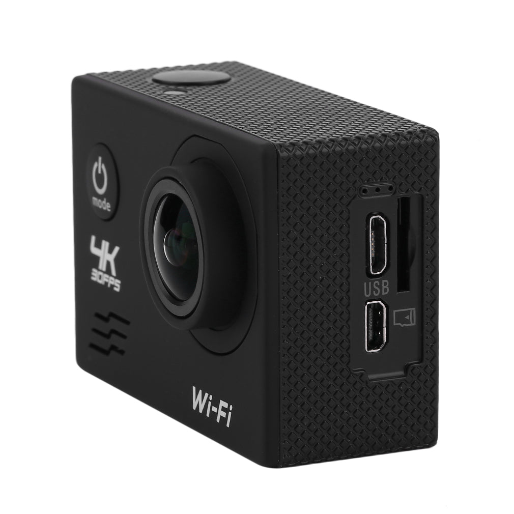 EK7000 Professional Action Camera Set Ultra HD Wireless Sports Action Camera - Black