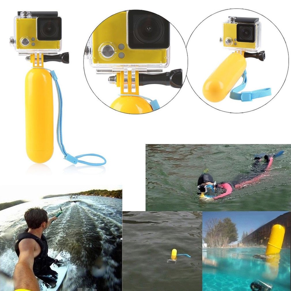 Sports Action Camera Accessories Set With 360° Rotation Clip Handle Grip