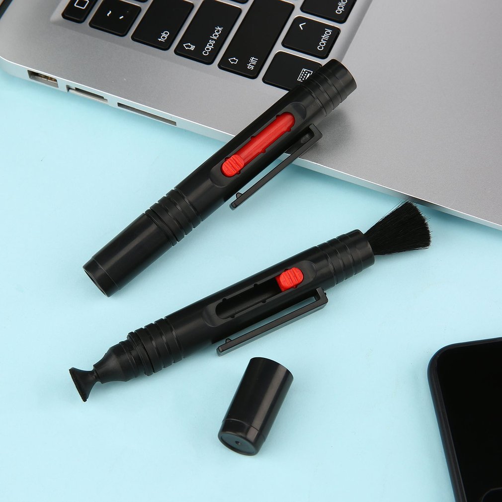 2PCS ONLENY Camera Lens Cleaning Pen Dust Cleaner Retractable Cleaning Brush
