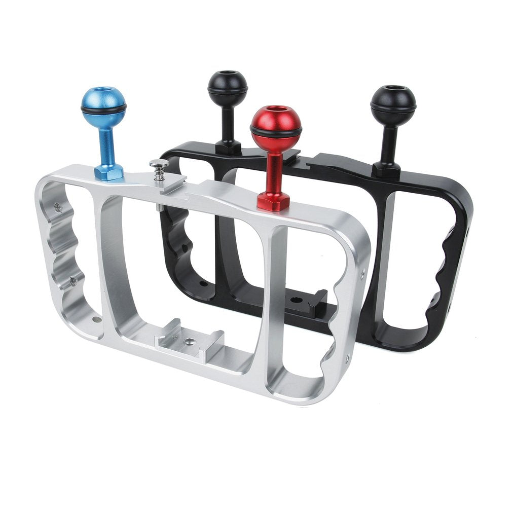 Diving Photography Bracket Aluminium Alloy Handheld Stand for Gopro Hero 3 - Black