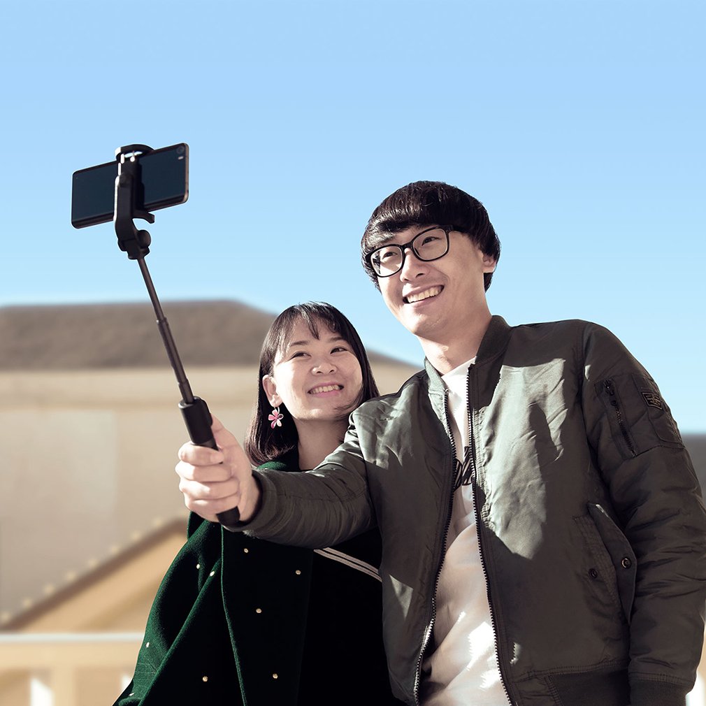 Xiaomi Mi FBA4070US Portable Extendable Bluetooth 3.0 Selfie Stick Monopod Tripod - Black / US Version
