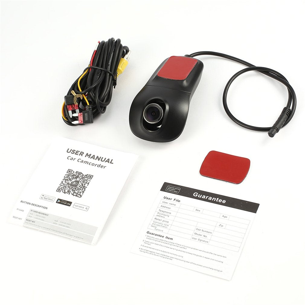 HD WiFi Car DVR Dash Camcorder 170° Video Driving Recorder With G-Sensor