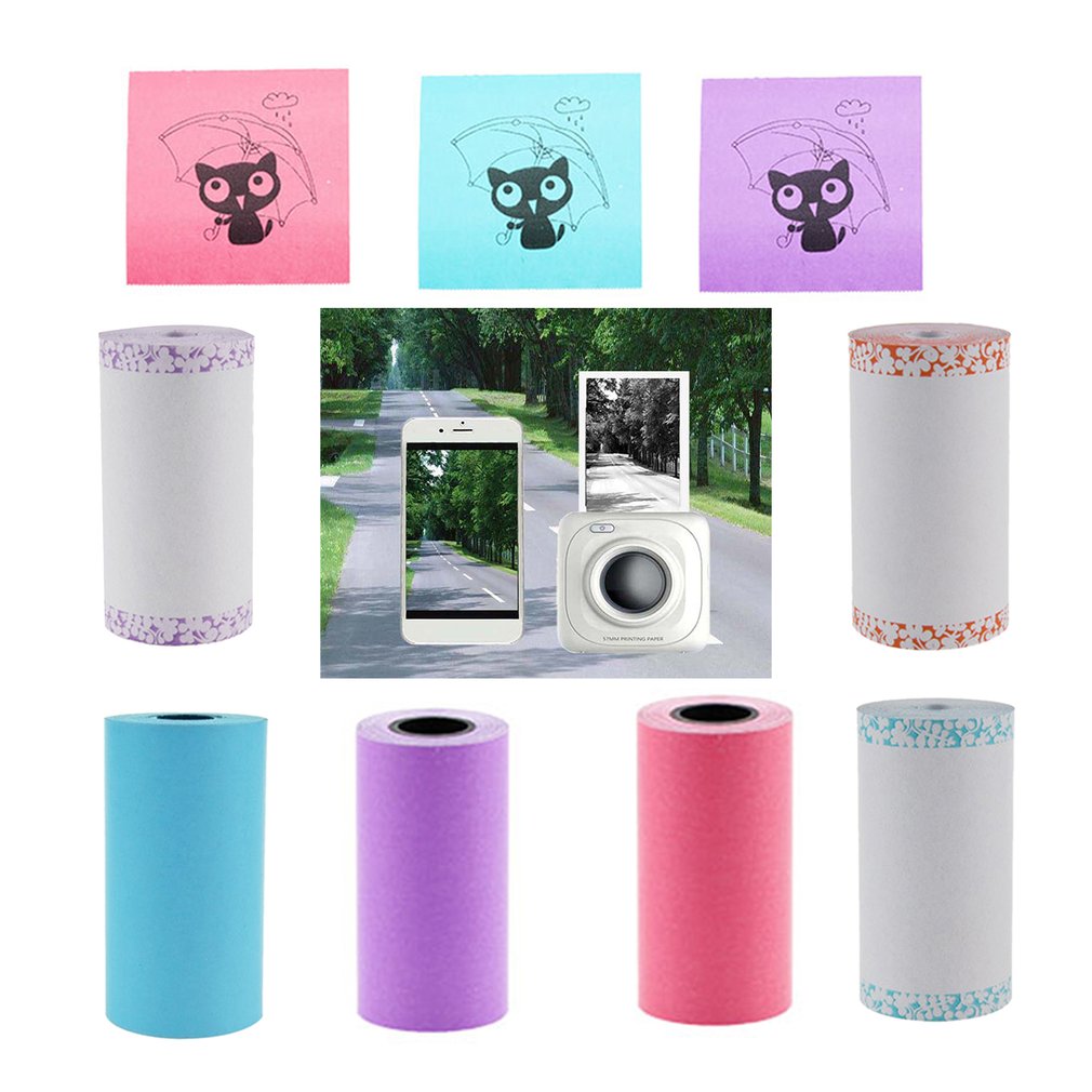 Non-Fade Photo Printer Long Service Life Photo Printing Thermal Printing Paper - Red