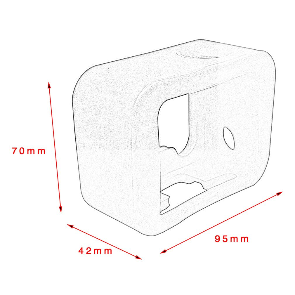 Waterproof Protective Floating Case Soft Diving Cover for GoPro Hero6/5/4/3+