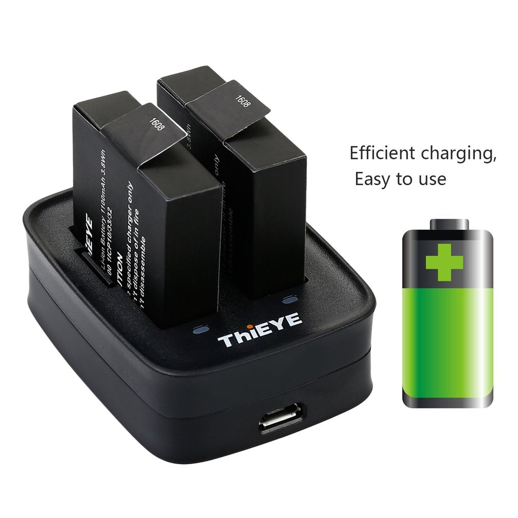 THIEYE Two Slots Battery Charger to T5e