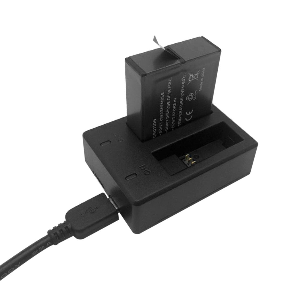 Portable Two Ports AHDBT-501 Battery Charger for Gopro Hero 5