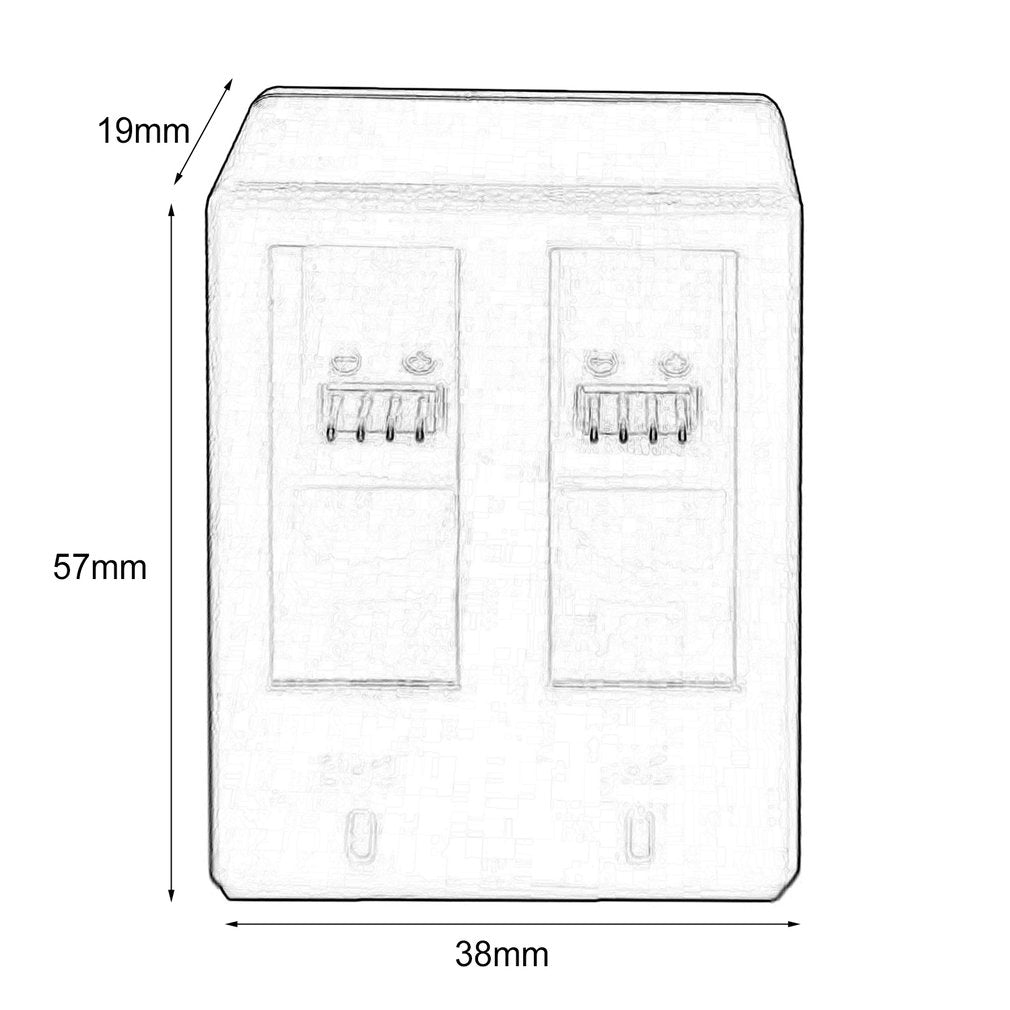 Portable Two Ports AHDBT-501 Battery Charger for Gopro Hero 5