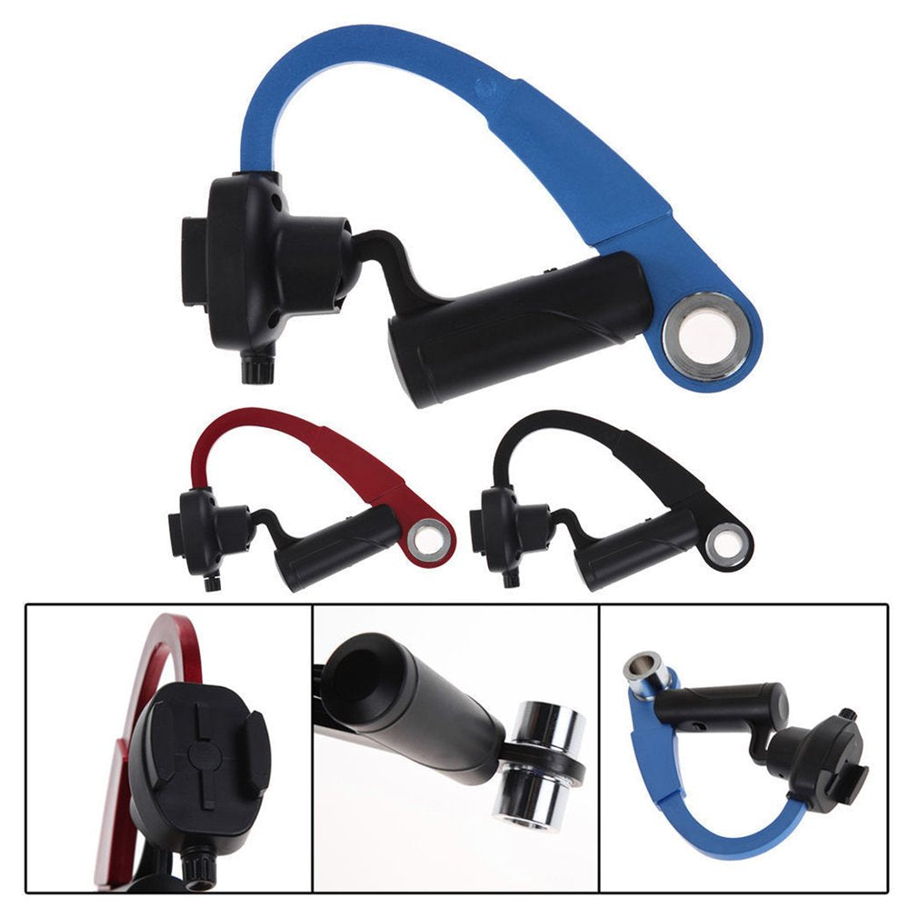 Bow-shaped Steadycam Hand Grip Handheld Video Shooting Stabilizer for GoPro - Blue