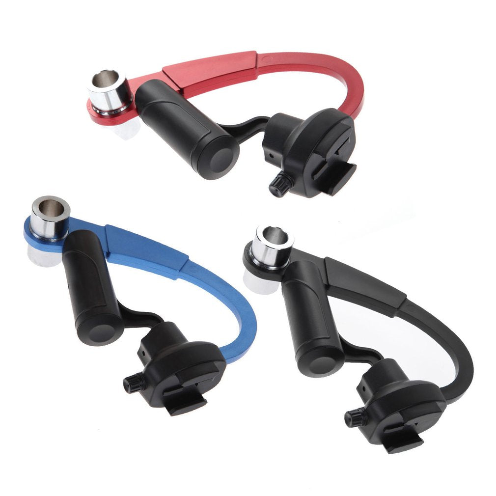 Bow-shaped Steadycam Hand Grip Handheld Video Shooting Stabilizer for GoPro - Blue