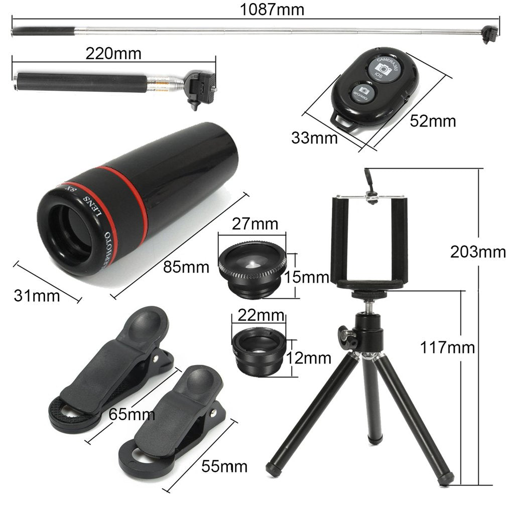All-in-1 Camera Accessories Set Phone Photo Taking Accessories for Phone