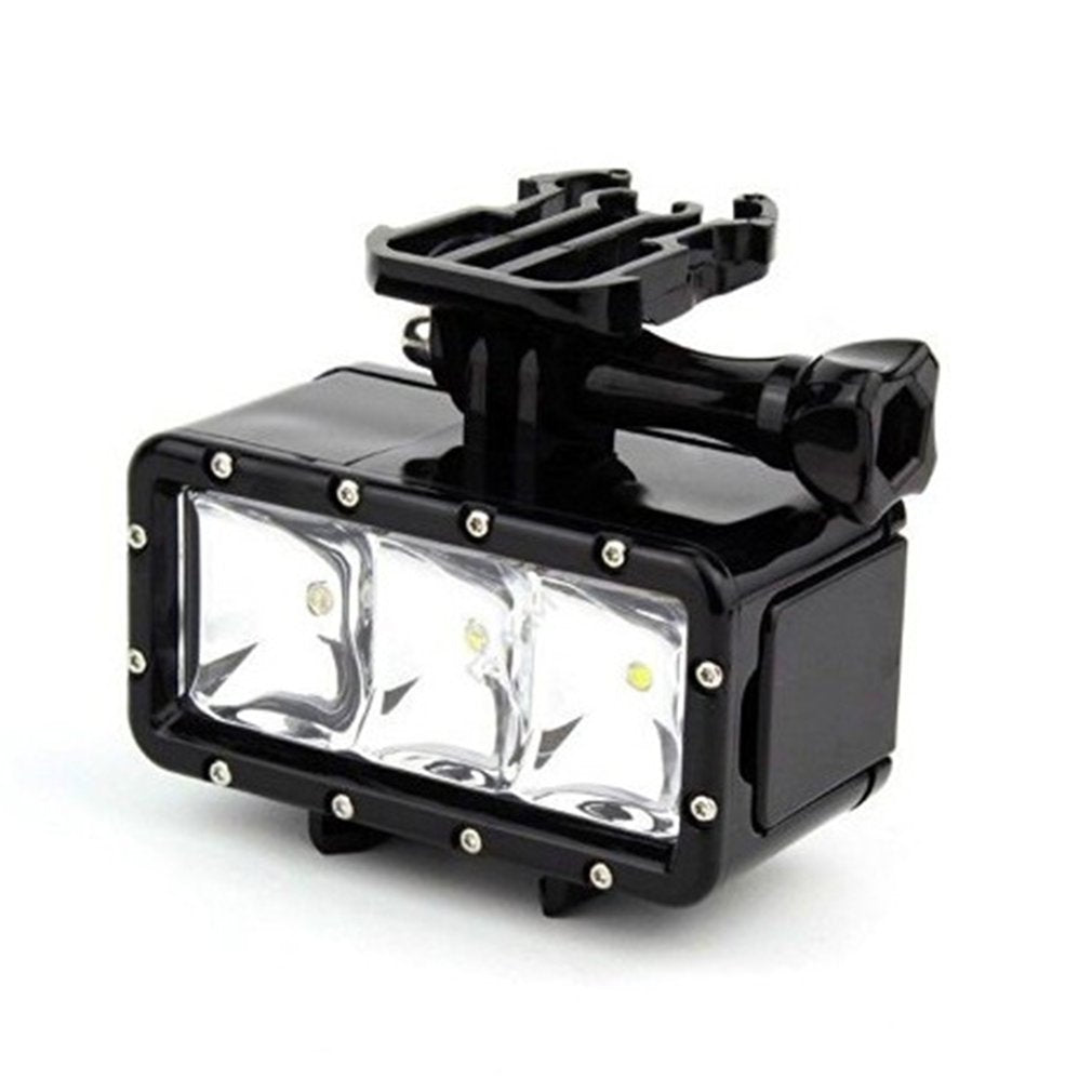 Underwater Diving Waterproof 40m LED Flash Video Light Mount