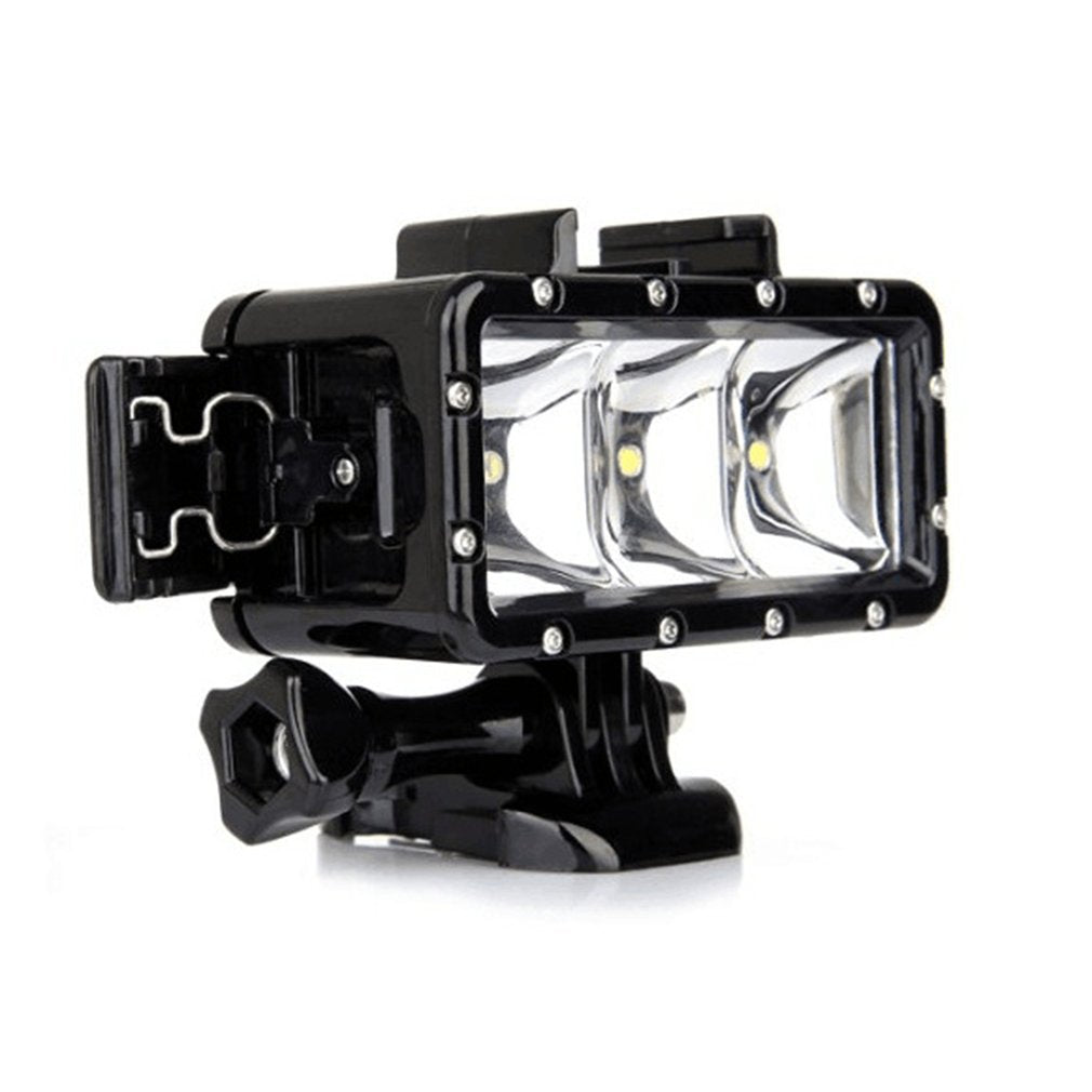 Underwater Diving Waterproof 40m LED Flash Video Light Mount