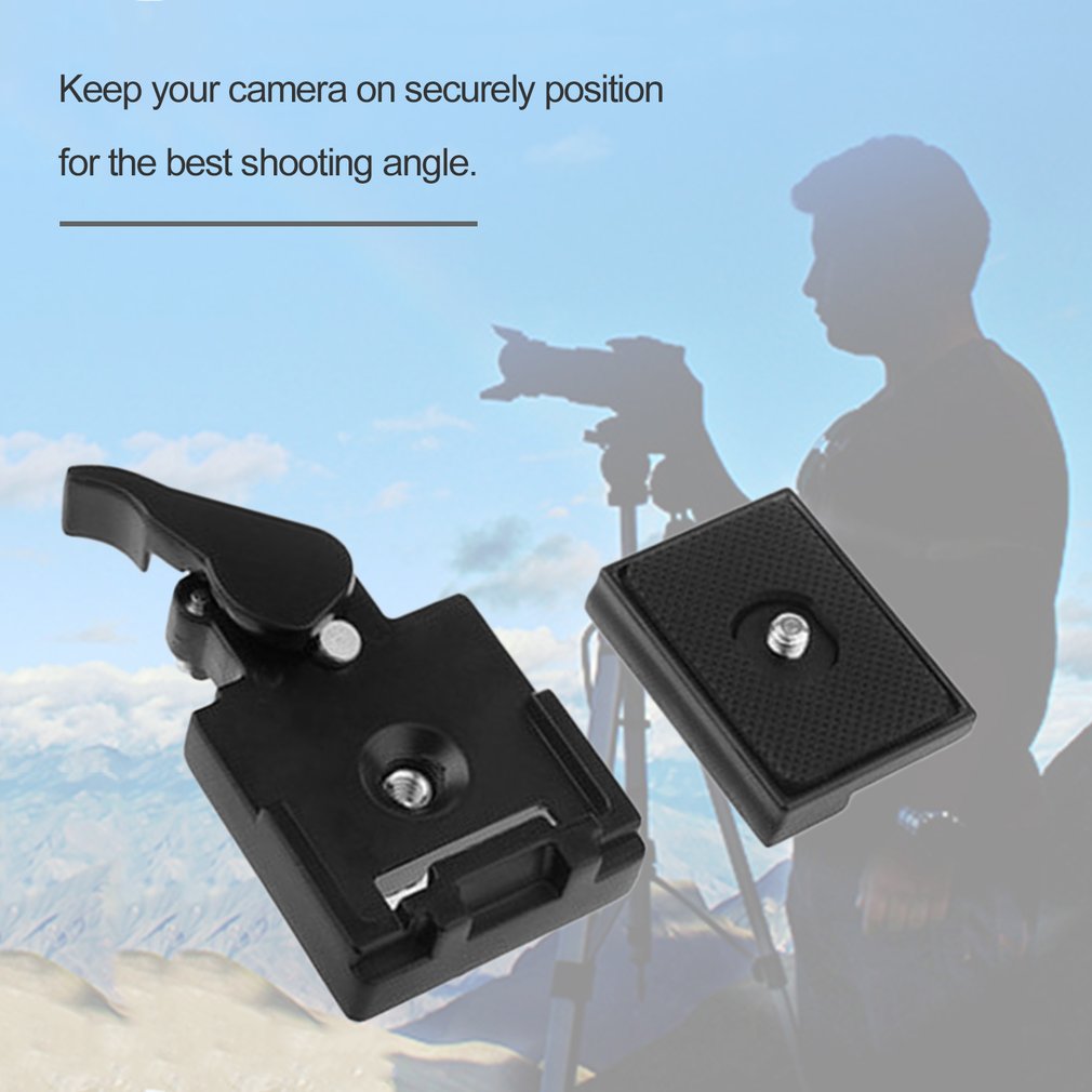 Camera Tripod Quick Release Plate Screw Adapter Mount Head for SLR Camera