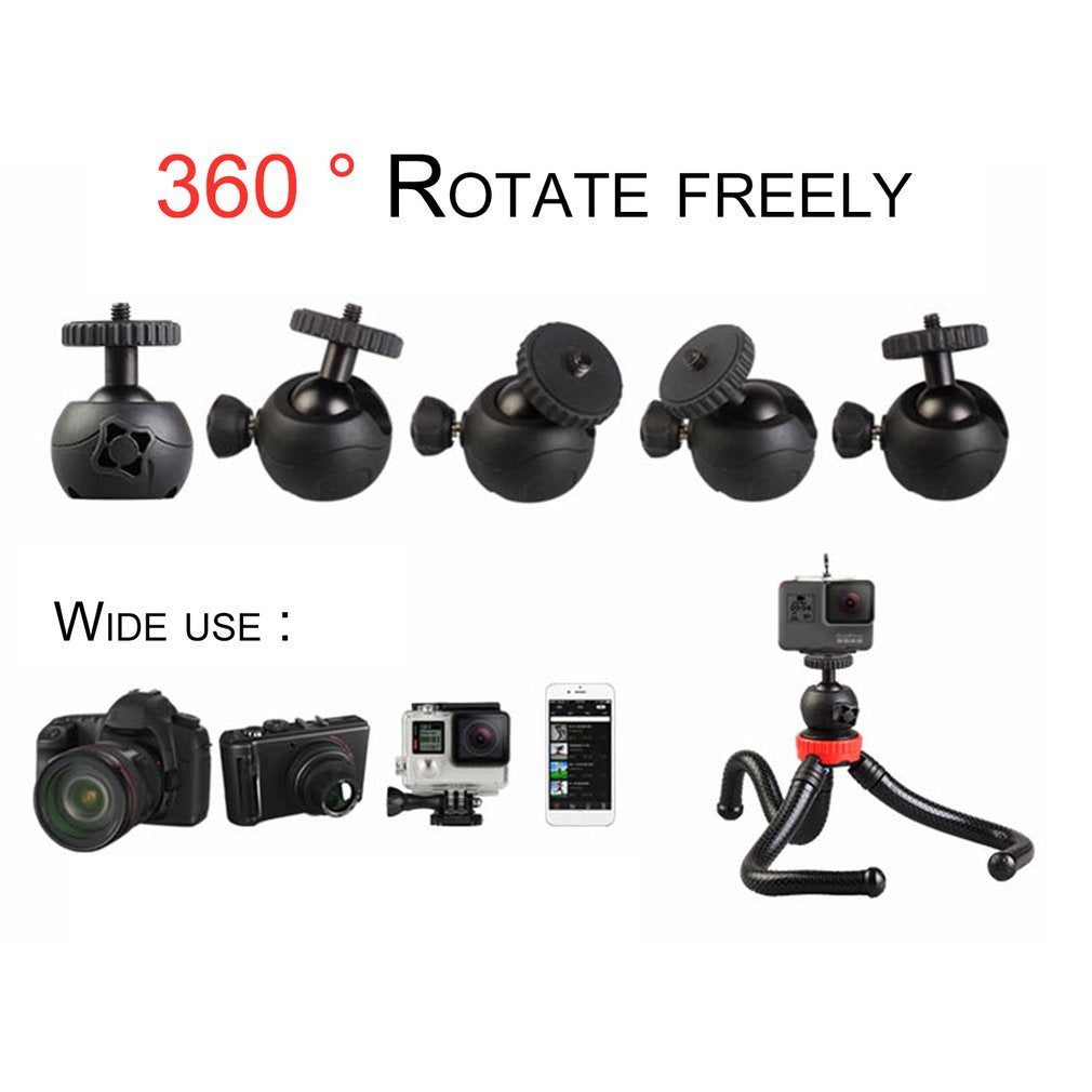 Waterproof Octopus Tripod Portable 360 Degree Flexible Stand Holder Mount