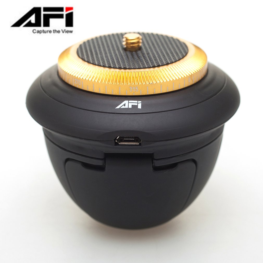 AFI MRP01 Portable Tripod Head 360-Degree Time Lapse Rotation Panorama Head