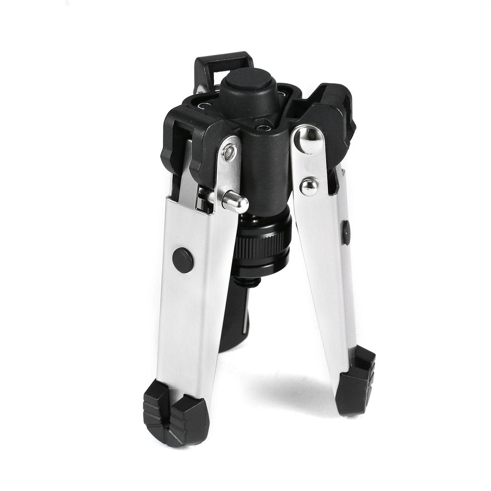 Portable 3/8 Screw Tripod Monopod Support Stand Base for Digital Camera - Black